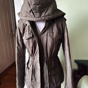 Outer Edge Women's Utility Jacket in Taupe